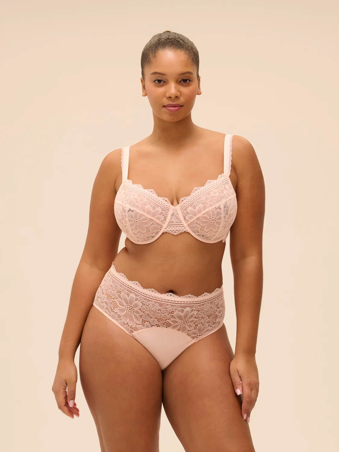 Full cup bra - Petal Powder - Image 14