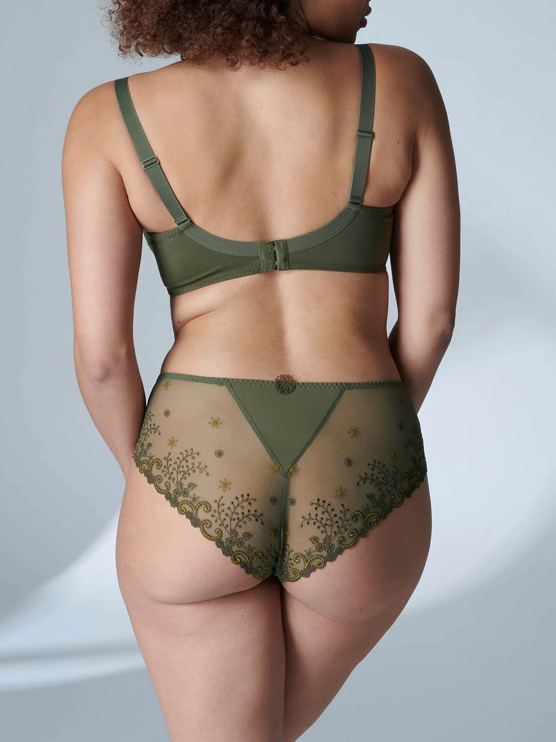 Full cup plunge bra - Safari - Image 9