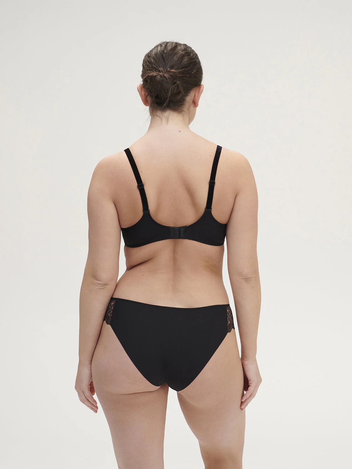 Full cup support bra - Black - Image 4