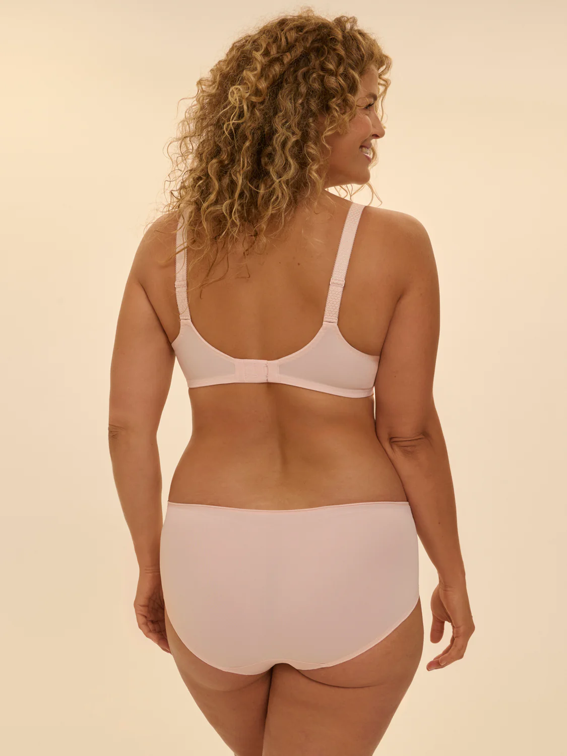 Full cup support bra - Blush - Image 5