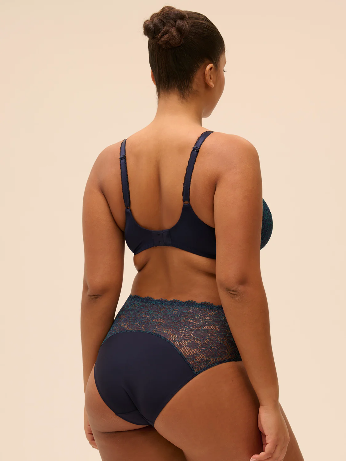 Full cup support bra - Sapphire - Image 3