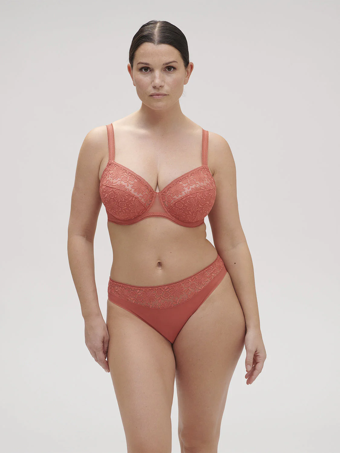 Full cup support bra - Texas Pink - Image 3