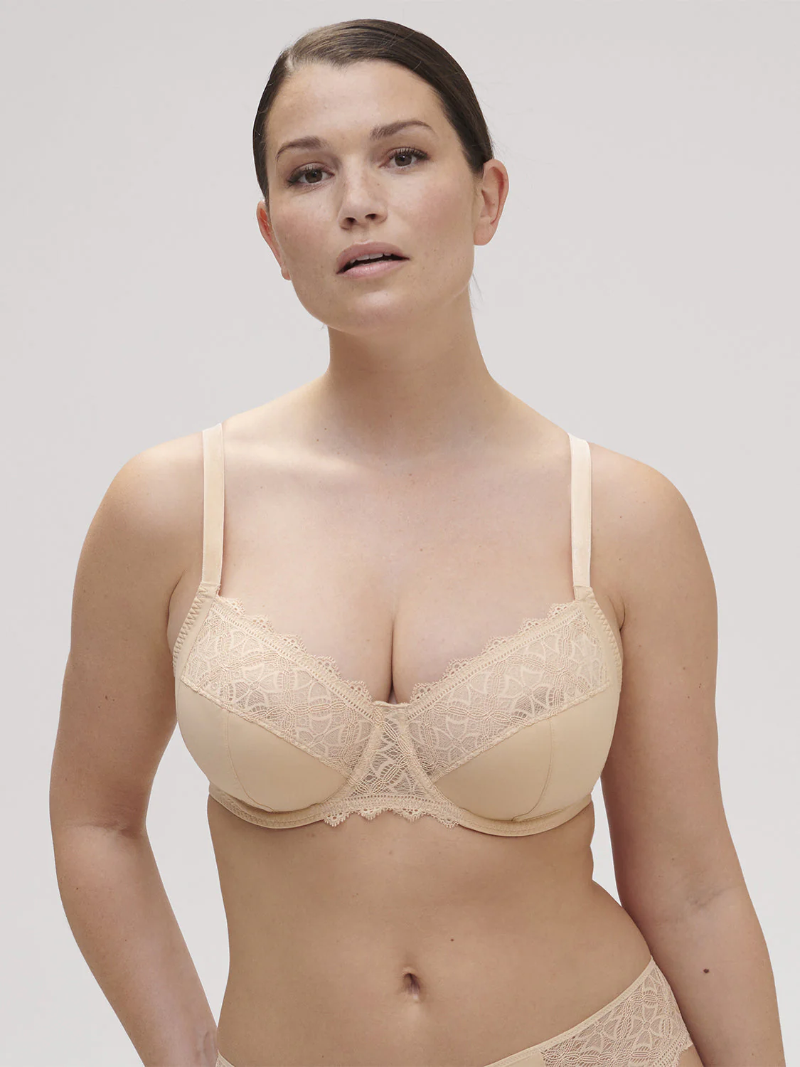 Full cup support bra - Vanilla