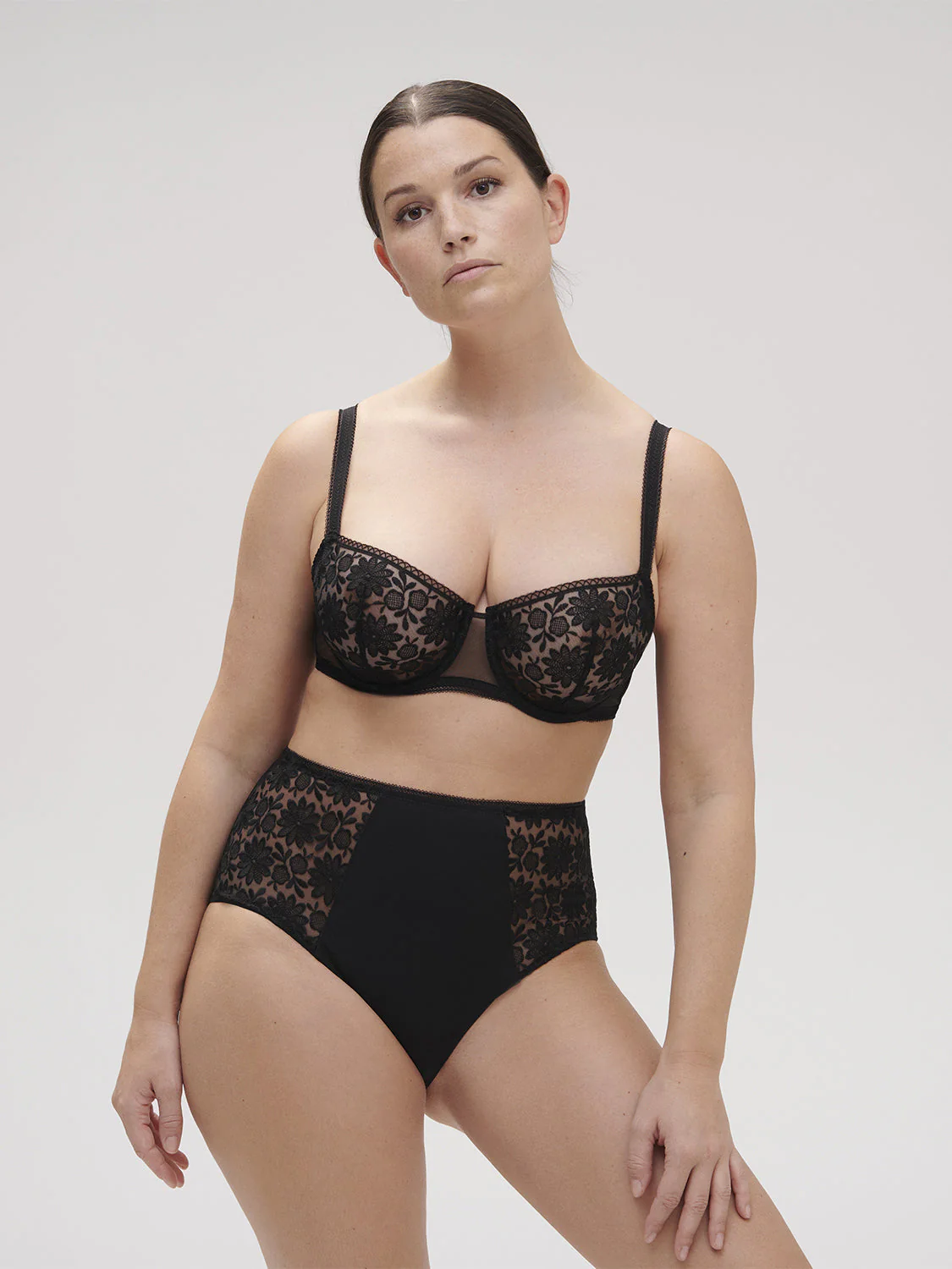 Half cup bra - Black - Image 9