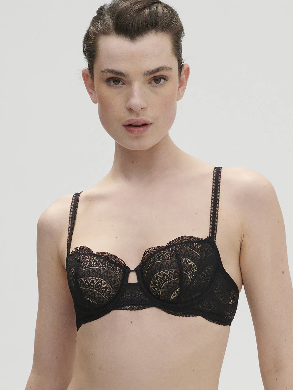 Half cup bra - Black