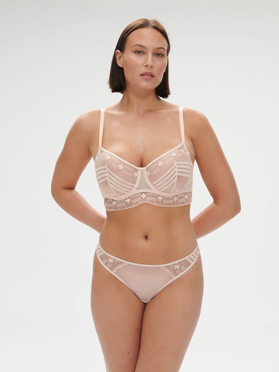 Half cup bra - Petal Powder - Image 10
