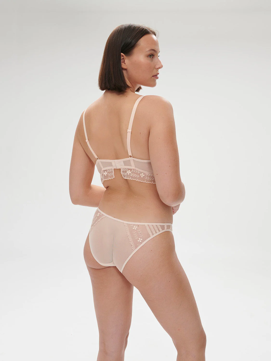 Half cup bra - Petal Powder - Image 11