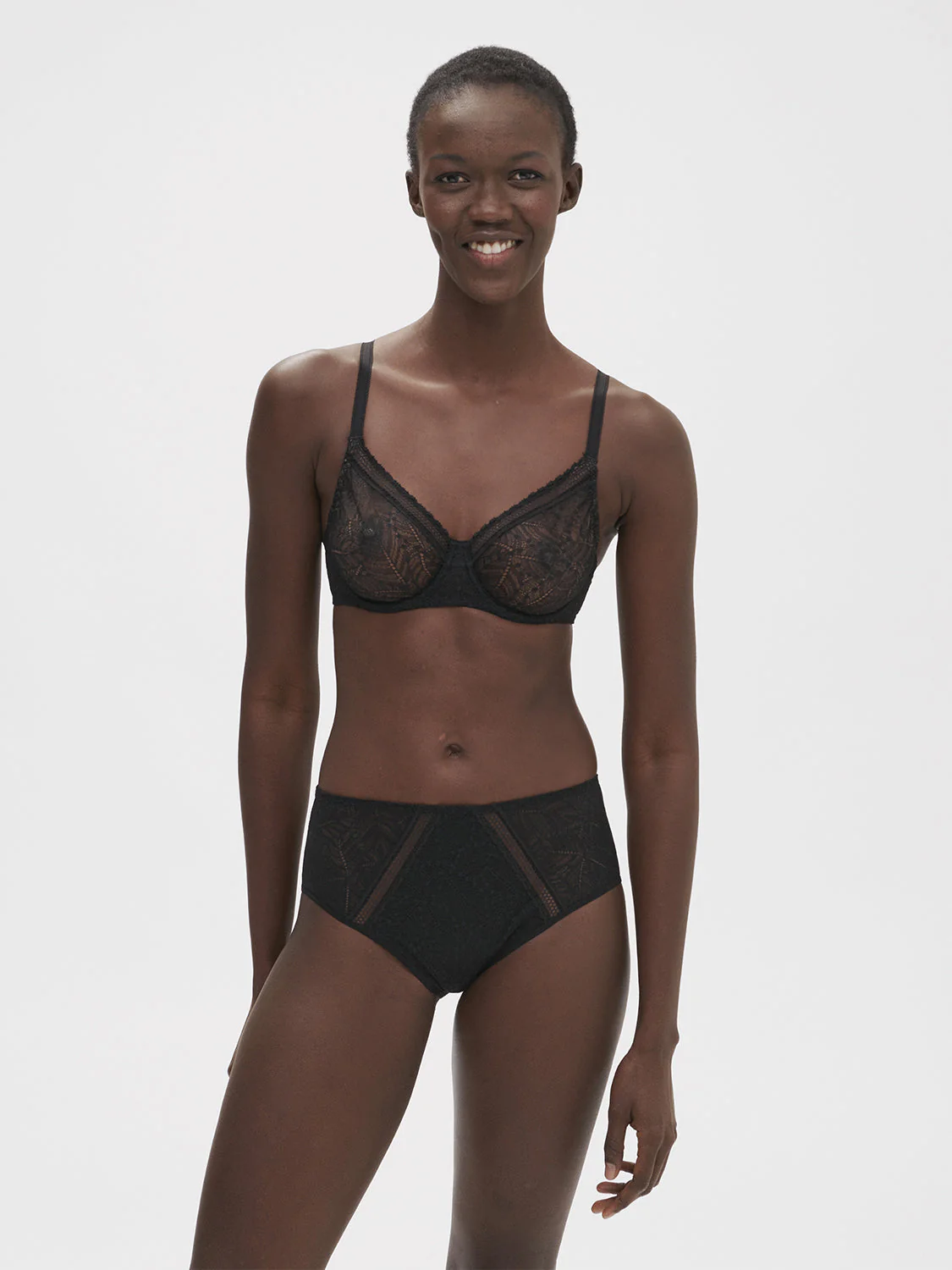 High-waist brief - Black - Image 3