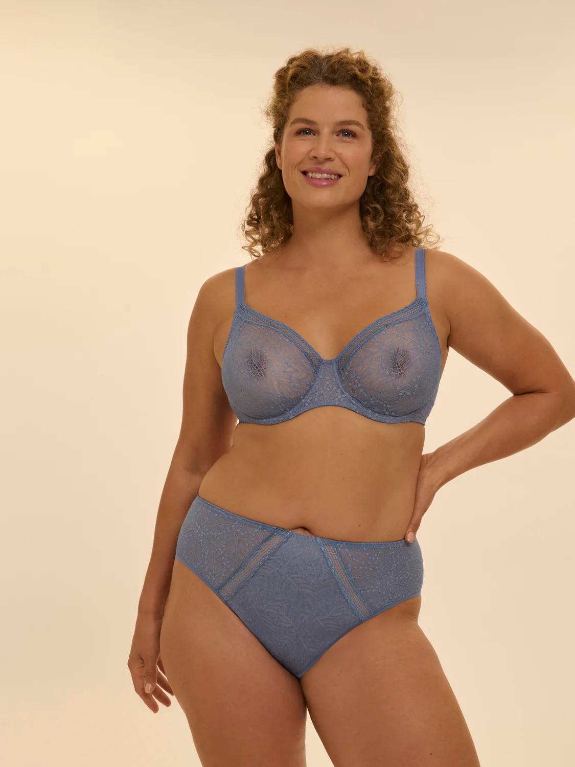 High-waist brief - Chambray Blue - Image 9