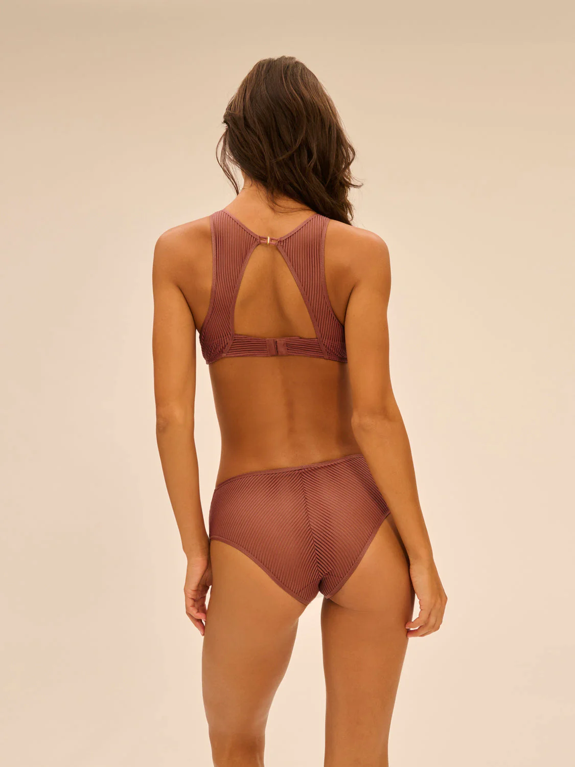 High-waist brief - Mulberry - Image 5