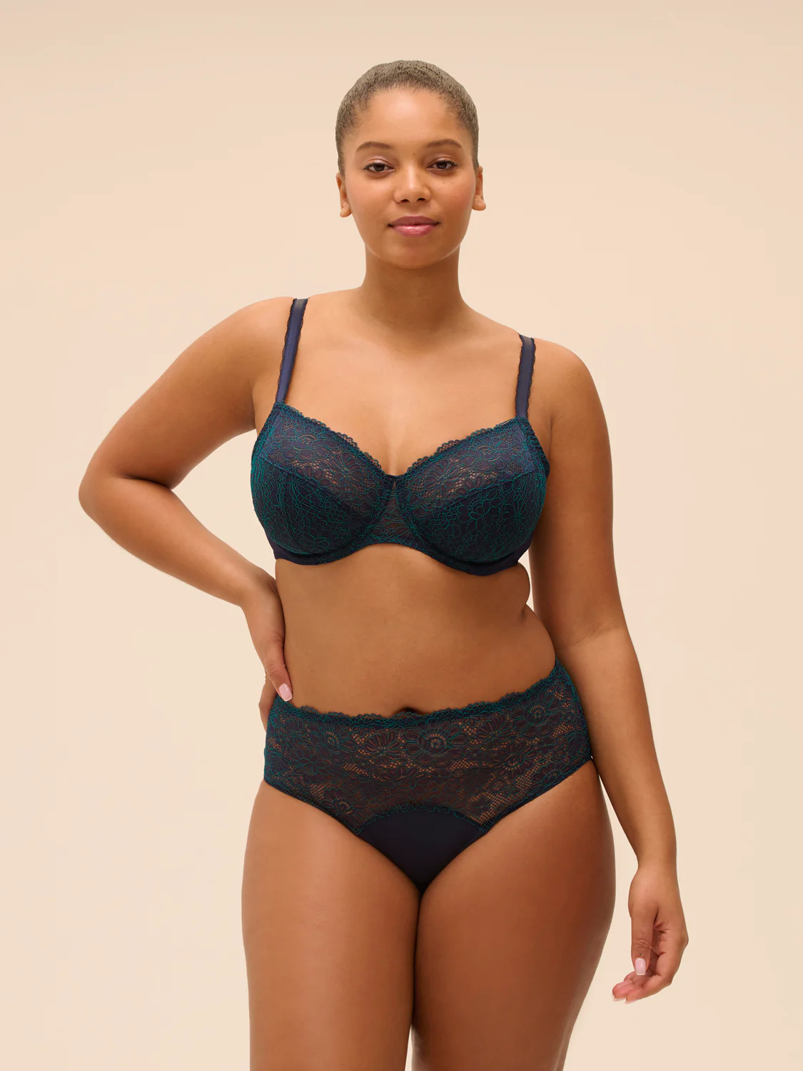 High-waist brief - Sapphire - Image 9