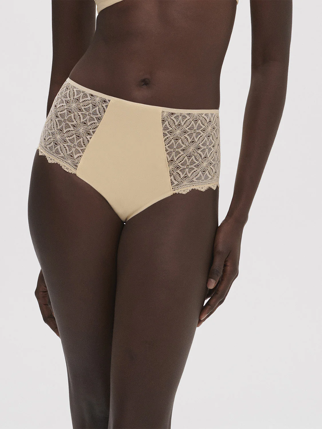 High-waist brief - Vanilla