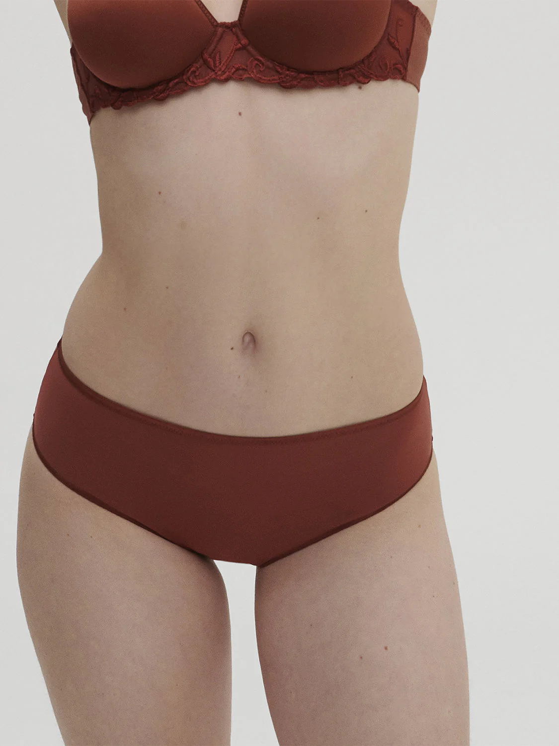 High waist slip - Canyon Brown