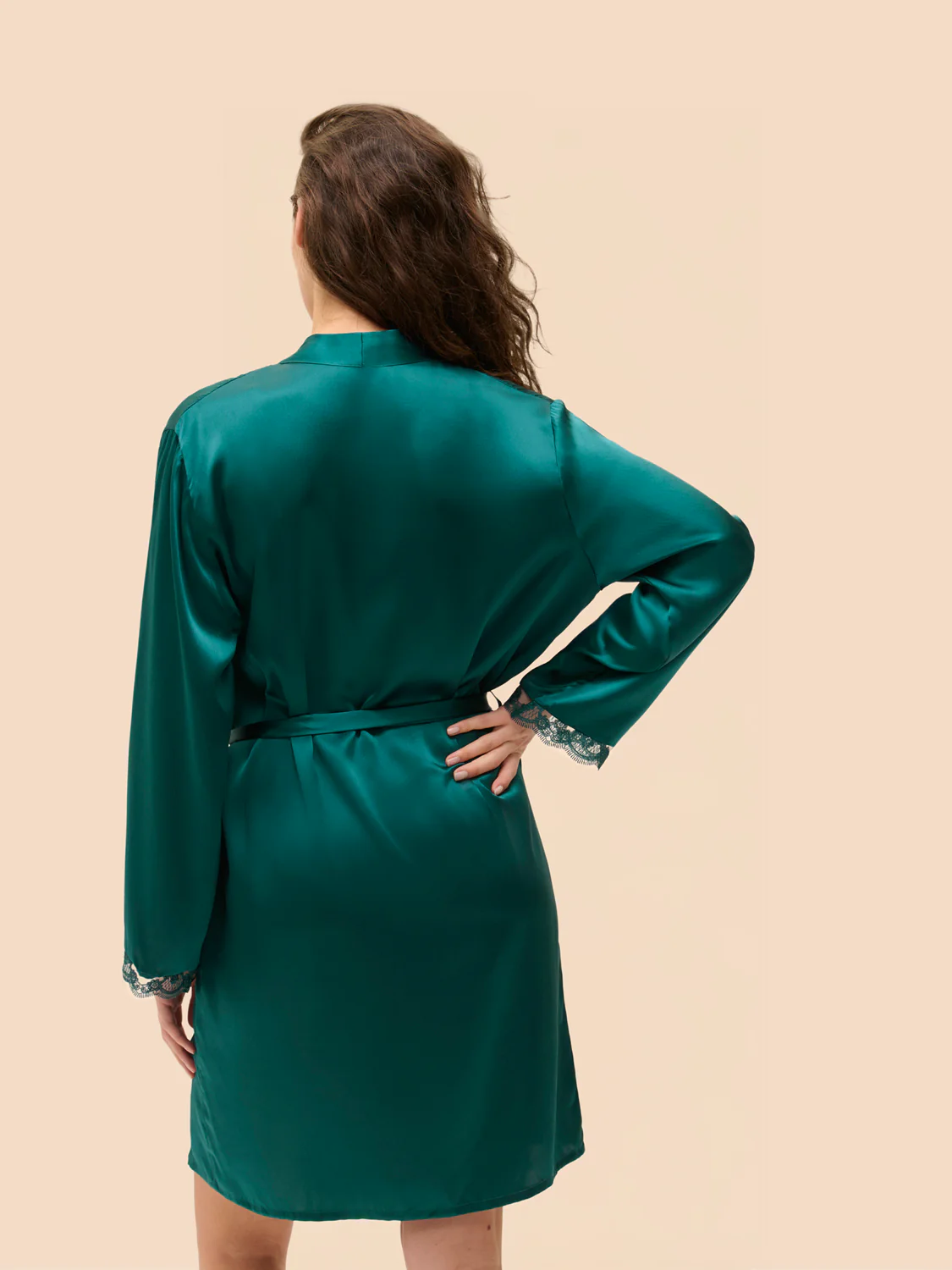 Kimono  - Emerald green - Image 5