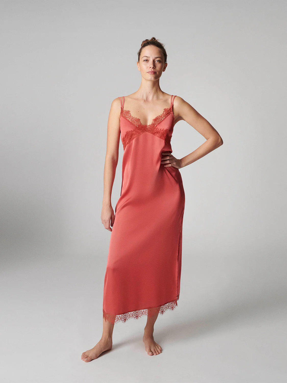 Long Nightdress - Qwartz pink - Image 2