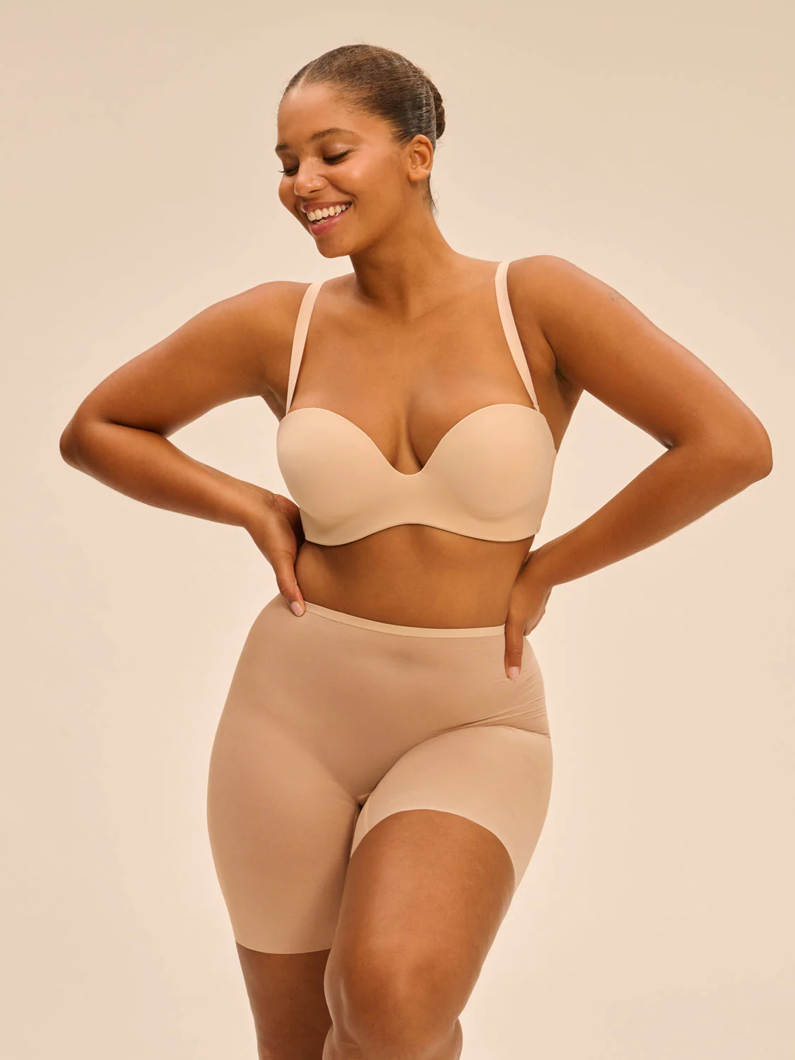 Multi-position strapless bra - Peau rosée - Image 4