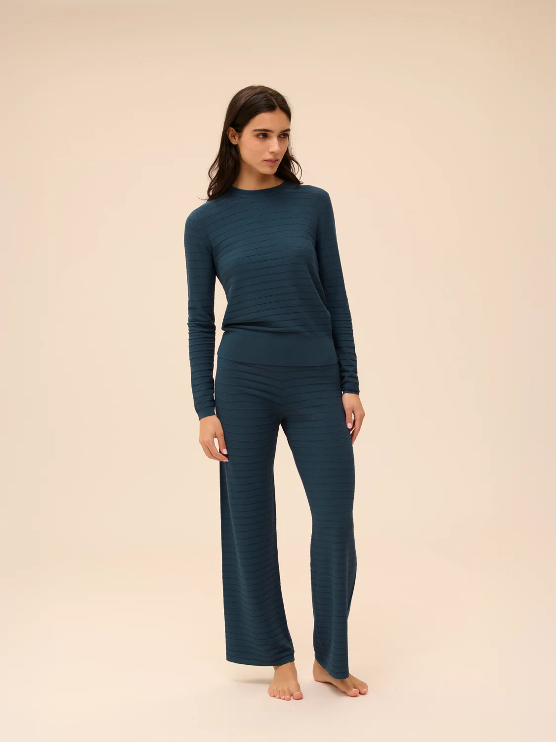Night pants - Petrol blue - Image 3