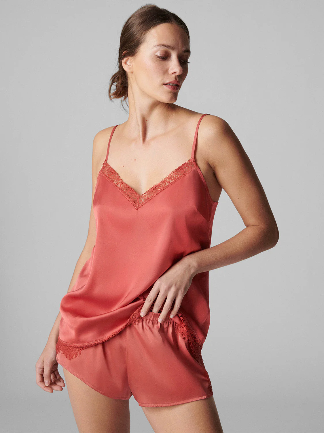 Night short - Qwartz pink