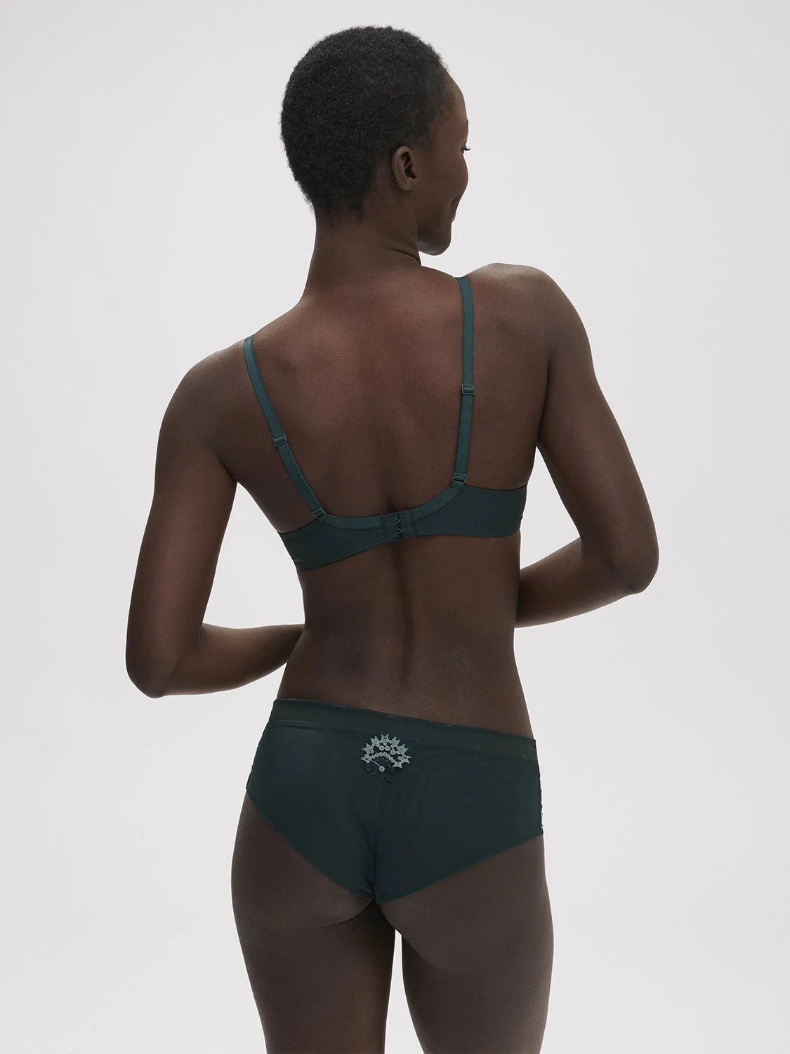 Plunging underwired bra - Kolsaï Green - Image 4
