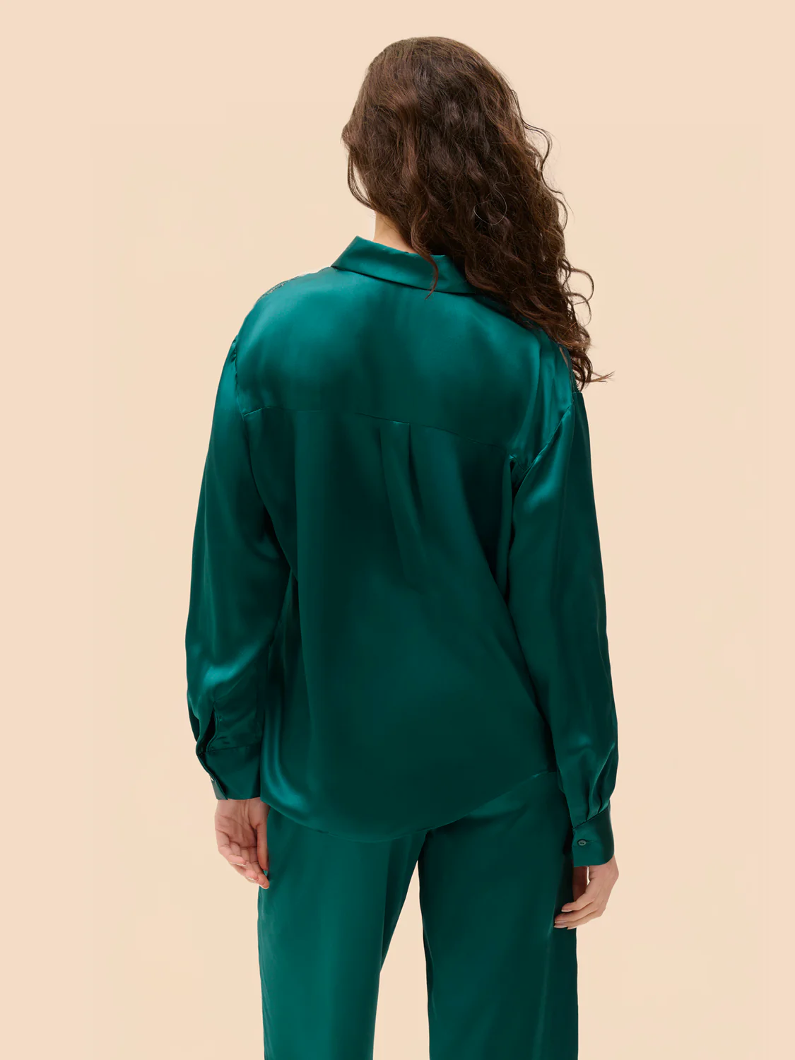 Shirt  - Emerald green - Image 4