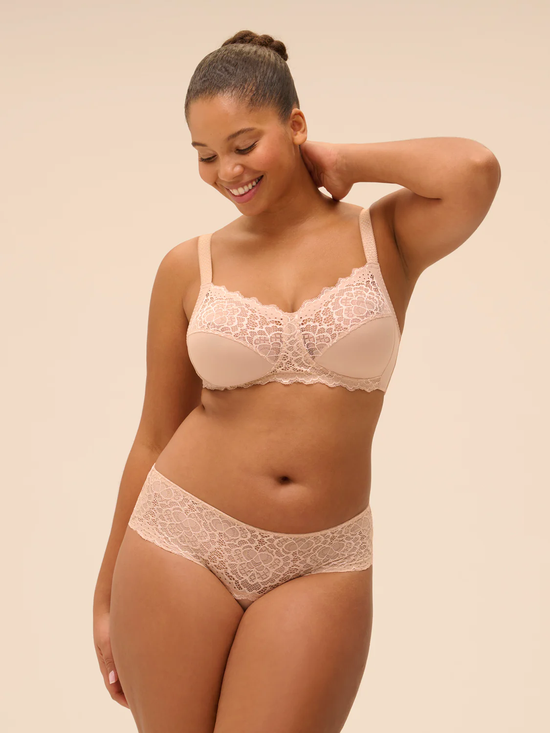 Soft cup bra - Peau rosée