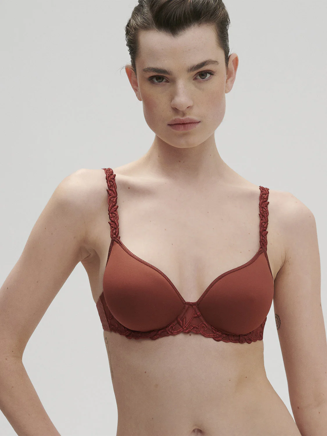 Spacer plunge bra - Canyon Brown
