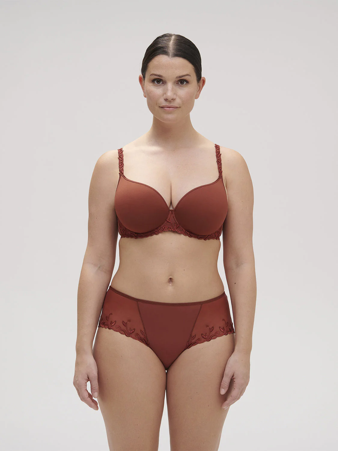 Spacer plunge bra - Canyon Brown - Image 11
