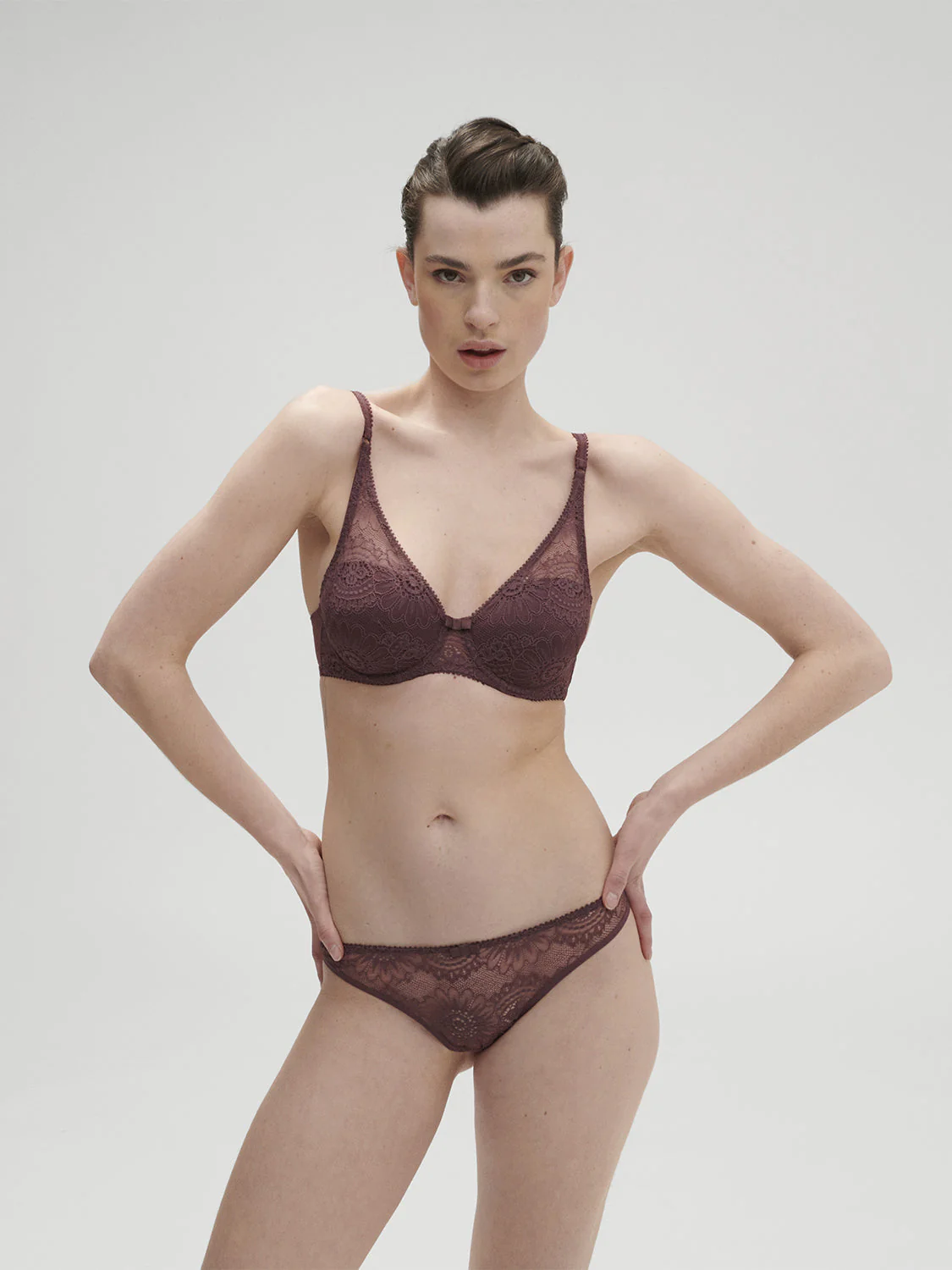 Squared neckline spacer bra - Byzantine - Image 3