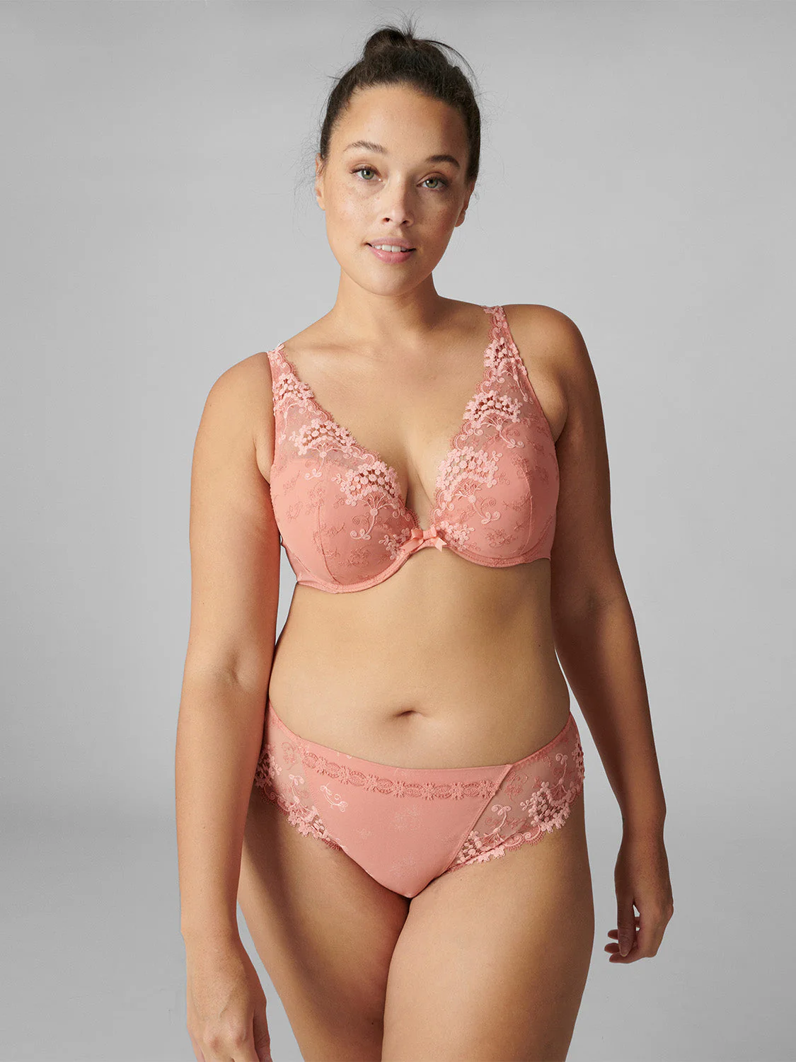 Triangle push-up bra - Ginger Pink - Image 8