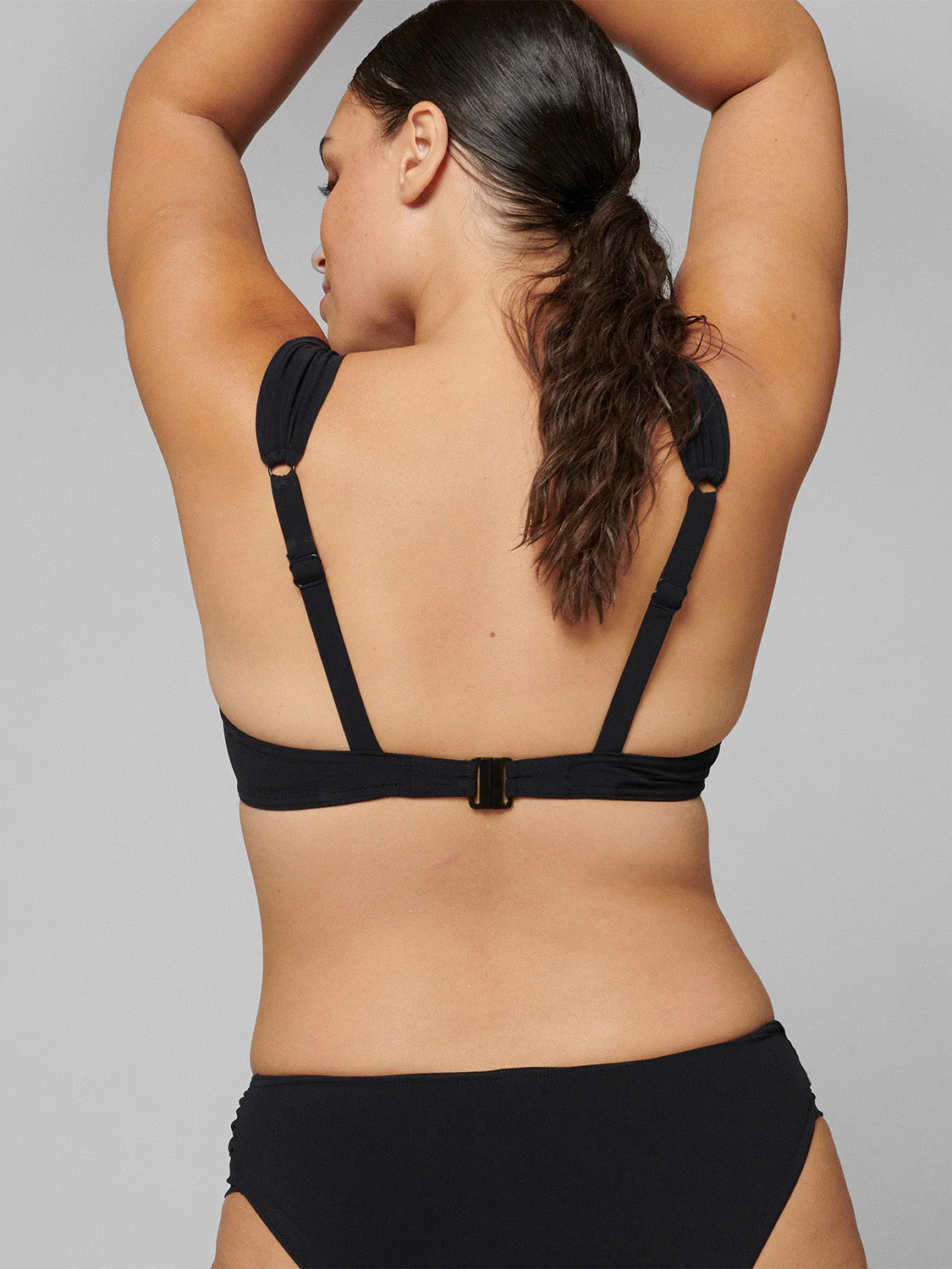 Underwired bikini top - Black - Image 10
