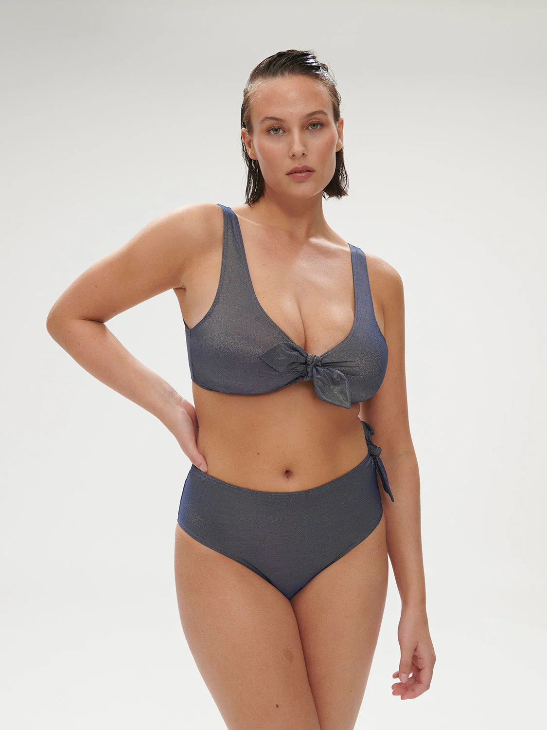 Wireless bikini triangle - Lurex Midnight - Image 9