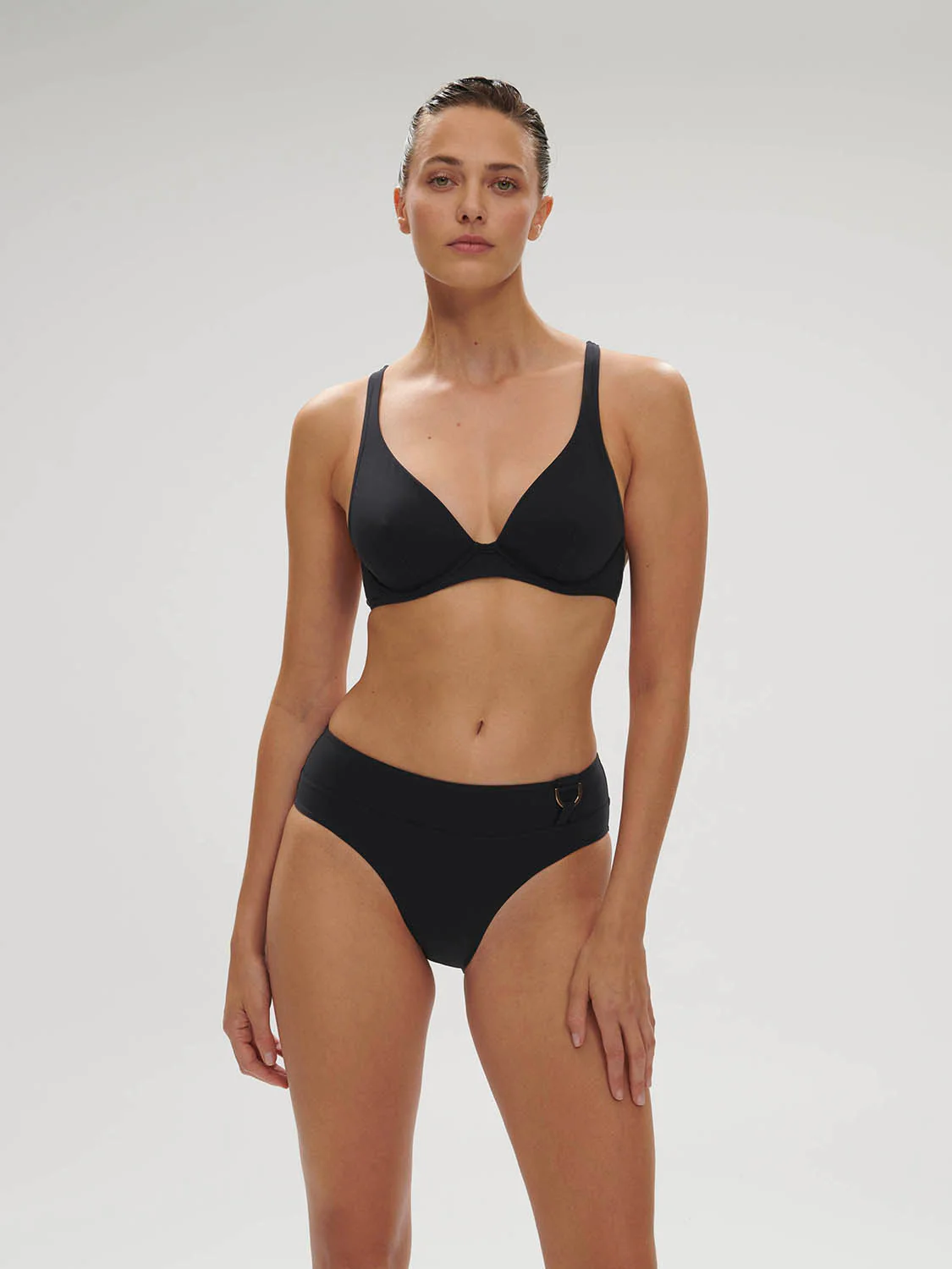Wireless support bikini triangle - Black - Image 5